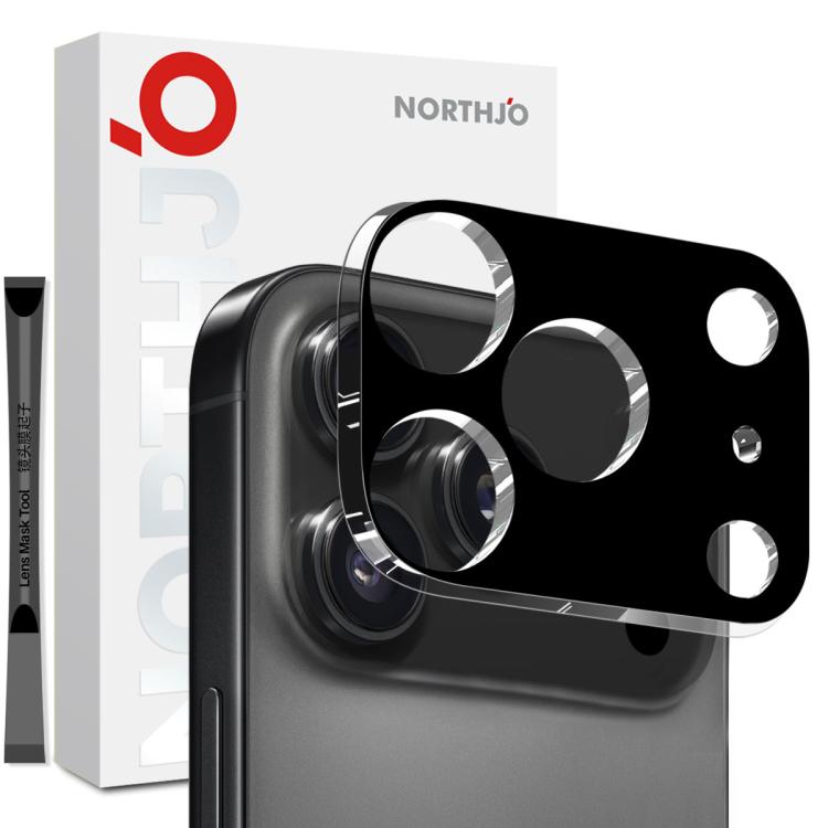 NORTHJO Protecteur d'objectif d'appareil photo Film en verre trempé 3D HD, Pour iPhone 17 Pro Max, Pour iPhone 17 Pro, Pour iPhone 17, Pour iPhone Air