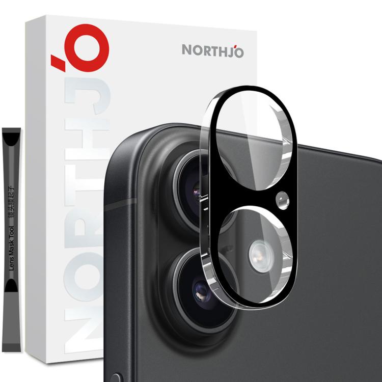 NORTHJO Protecteur d'objectif d'appareil photo Film en verre trempé 3D HD, Pour iPhone 17 Pro Max, Pour iPhone 17 Pro, Pour iPhone 17, Pour iPhone Air