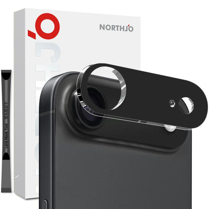 NORTHJO Protecteur d'objectif d'appareil photo Film en verre trempé 3D HD, Pour iPhone 17 Pro Max, Pour iPhone 17 Pro, Pour iPhone 17, Pour iPhone Air