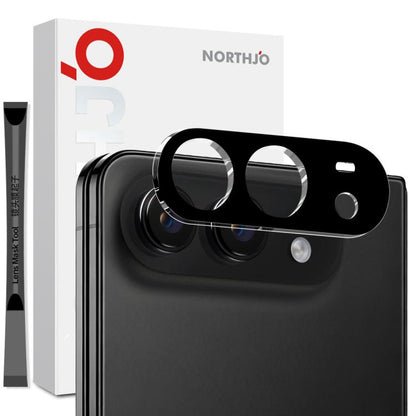 NORTHJO Protecteur d'objectif d'appareil photo Film en verre trempé 3D HD, Pour iPhone 17 Pro Max, Pour iPhone 17 Pro, Pour iPhone 17, Pour iPhone Air