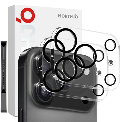 2pcs NORTHJO Camera Lens Protector 3D Night Shot Tempered Glass Film