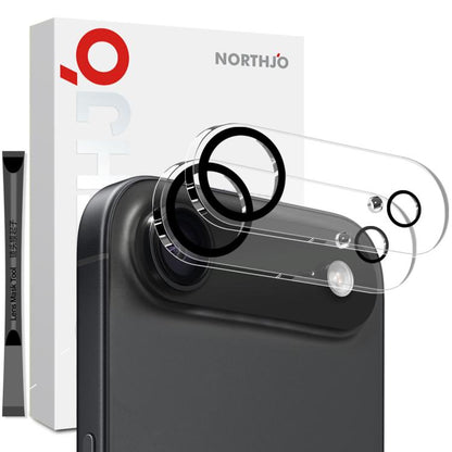 2pcs NORTHJO Camera Lens Protector 3D Night Shot Tempered Glass Film