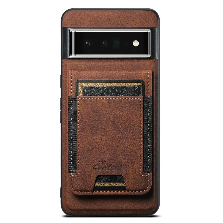 Suteni H17 Litchi Texture Leather Magnetic Detachable Wallet Phone Case, For Google Pixel 11 Pro XL, For Google Pixel 11, For Google Pixel 11 Pro, For Google Pixel 10 Pro XL, For Google Pixel 10 Pro, For Google Pixel 10, For Google Pixel 9 Pro XL      ...