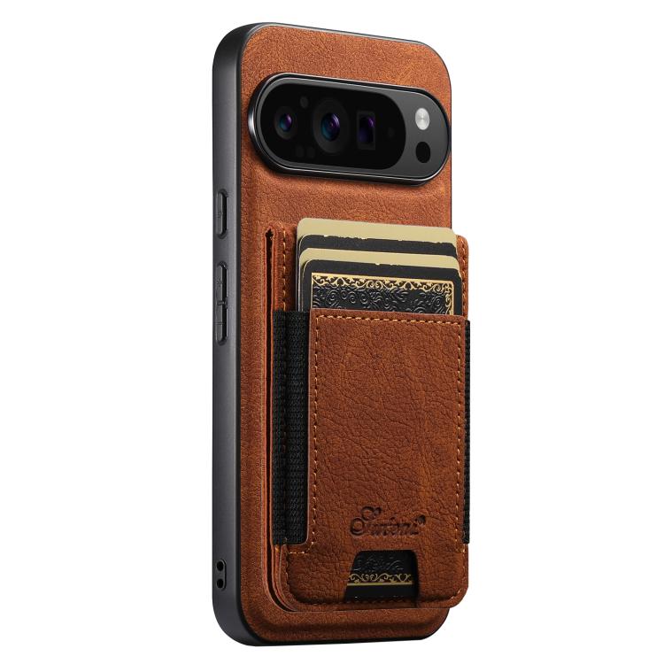 Suteni H17 Litchi Texture Leather Magnetic Detachable Wallet Phone Case, For Google Pixel 11 Pro XL, For Google Pixel 11, For Google Pixel 11 Pro, For Google Pixel 10 Pro XL, For Google Pixel 10 Pro, For Google Pixel 10, For Google Pixel 9 Pro XL      ...