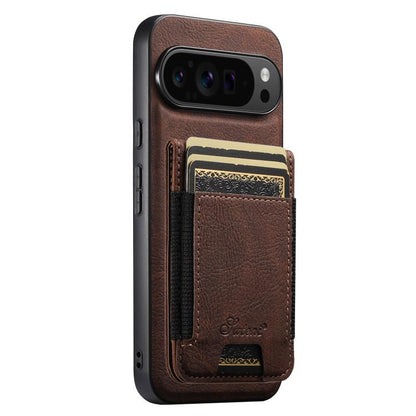 Suteni H17 Litchi Texture Leather Magnetic Detachable Wallet Phone Case, For Google Pixel 11 Pro XL, For Google Pixel 11, For Google Pixel 11 Pro, For Google Pixel 10 Pro XL, For Google Pixel 10 Pro, For Google Pixel 10, For Google Pixel 9 Pro XL      ...