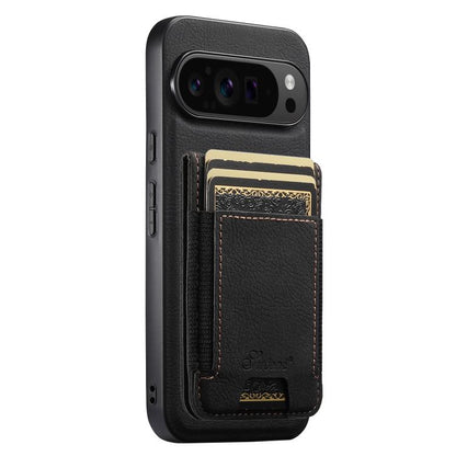Suteni H17 Litchi Texture Leather Magnetic Detachable Wallet Phone Case, For Google Pixel 11 Pro XL, For Google Pixel 11, For Google Pixel 11 Pro, For Google Pixel 10 Pro XL, For Google Pixel 10 Pro, For Google Pixel 10, For Google Pixel 9 Pro XL      ...