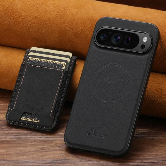 Suteni H17 Litchi Texture Leather Magnetic Detachable Wallet Phone Case, For Google Pixel 11 Pro XL, For Google Pixel 11, For Google Pixel 11 Pro, For Google Pixel 10 Pro XL, For Google Pixel 10 Pro, For Google Pixel 10, For Google Pixel 9 Pro XL      ...