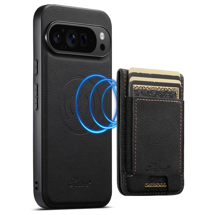 Suteni H17 Litchi Texture Leather Magnetic Detachable Wallet Phone Case, For Google Pixel 11 Pro XL, For Google Pixel 11, For Google Pixel 11 Pro, For Google Pixel 10 Pro XL, For Google Pixel 10 Pro, For Google Pixel 10, For Google Pixel 9 Pro XL      ...