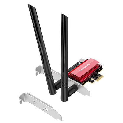 WAVLINK WN685BE3-B BE8800 Carte Réseau Sans Fil PCI-E Tri-Bande WiFi 7 2,4 GHz 5 GHz 6 GHz, WN685BE3-B