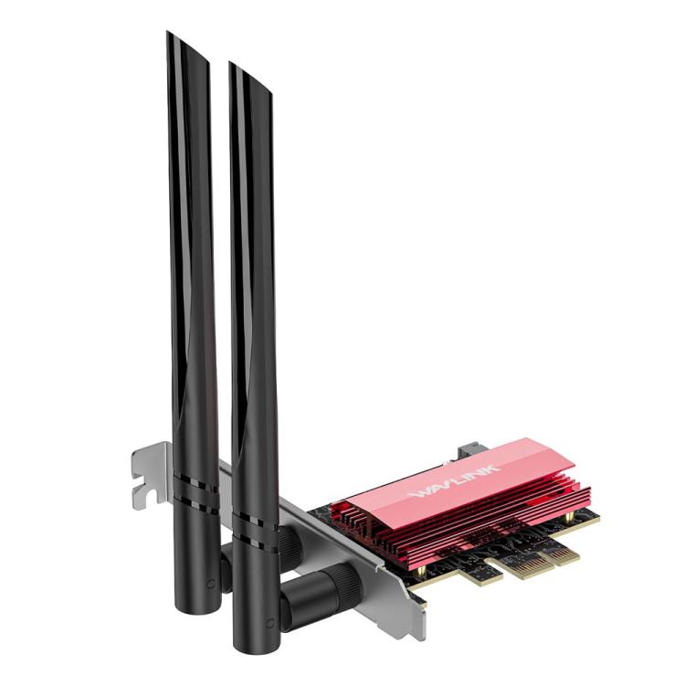 WAVLINK WN685BE3-B BE8800 Carte Réseau Sans Fil PCI-E Tri-Bande WiFi 7 2,4 GHz 5 GHz 6 GHz, WN685BE3-B