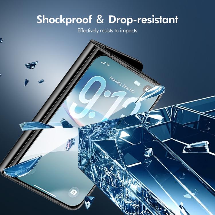 ENKAY Thickened Glue No White Edge High Aluminum-silicon Tempered Glass Film, For iPhone Fold Outer Screen, For iPhone 18 Pro, For iPhone 18 Pro Max, For iPhone 17 Pro Max, For iPhone 17 Pro, For iPhone 17, For iPhone Air