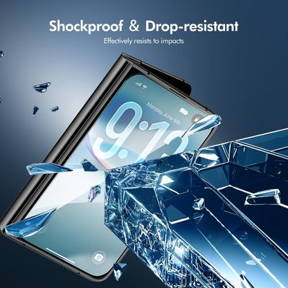 ENKAY Thickened Glue No White Edge High Aluminum-silicon Tempered Glass Film, For iPhone Fold Outer Screen, For iPhone 18 Pro, For iPhone 18 Pro Max, For iPhone 17 Pro Max, For iPhone 17 Pro, For iPhone 17, For iPhone Air