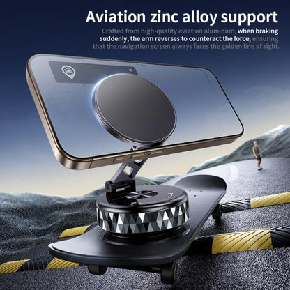 K13 360 Degree Rotation Vacuum Suction Cellphone Holder Magnetic Car Phone Mount