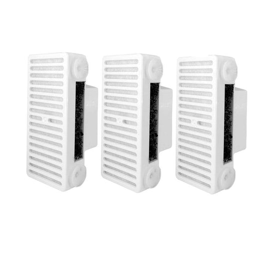 3pcs / Pack T-Shaped Filters Replacement Refill For Pioneer Mini Vortex And Swan Pet Drinking Fountain, For Vortex & Swan