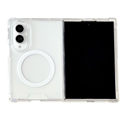 Clear MagSafe Four-corner Anti-fall Phone Case, For Galaxy Z Fold8 Ultra 5G, For Galaxy Z Fold8 5G, For Galaxy Z Flip8 5G, For Galaxy Z Fold7 5G, For Galaxy Z Flip7 5G