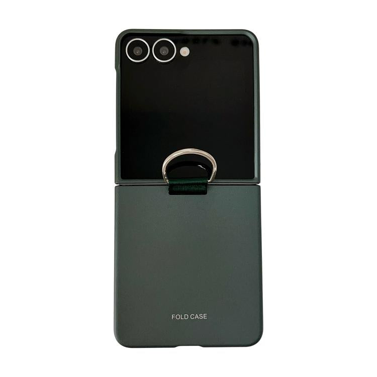 Electricplating Ring Buckle Folding Phone Case, For Galaxy Z Flip8 5G, For Galaxy Z Flip7 5G