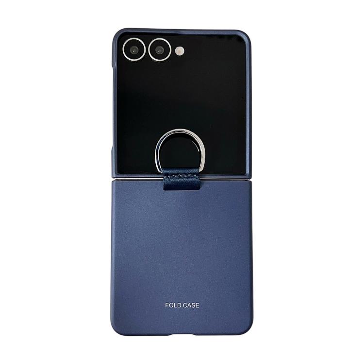 Electricplating Ring Buckle Folding Phone Case, For Galaxy Z Flip8 5G, For Galaxy Z Flip7 5G