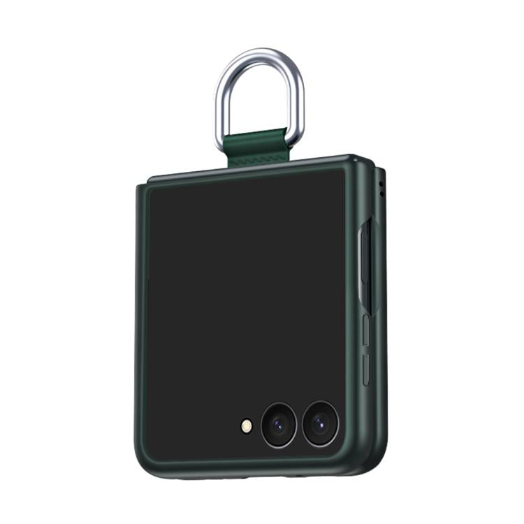 Electricplating Ring Buckle Folding Phone Case, For Galaxy Z Flip8 5G, For Galaxy Z Flip7 5G