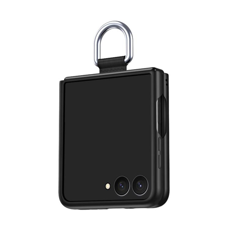 Electricplating Ring Buckle Folding Phone Case, For Galaxy Z Flip8 5G, For Galaxy Z Flip7 5G