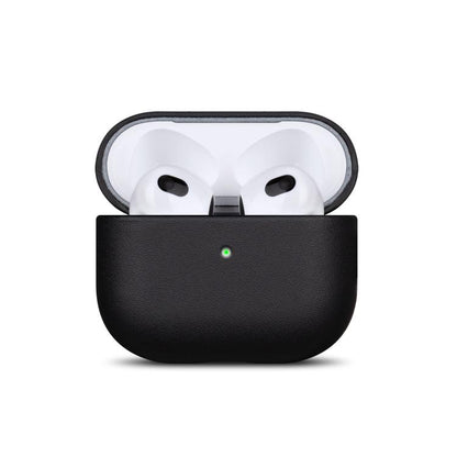 Full-grain Genuine Leather Earbuds Protective Case, For AirPods 4, For AirPods Pro 2, For AirPods 3, For AirPods Pro, For AirPods 2 / 1