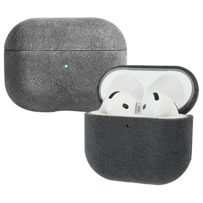 Nubuck Genuine Leather Earbuds Protective Case, For AirPods 4, For AirPods Pro 2, For AirPods 3