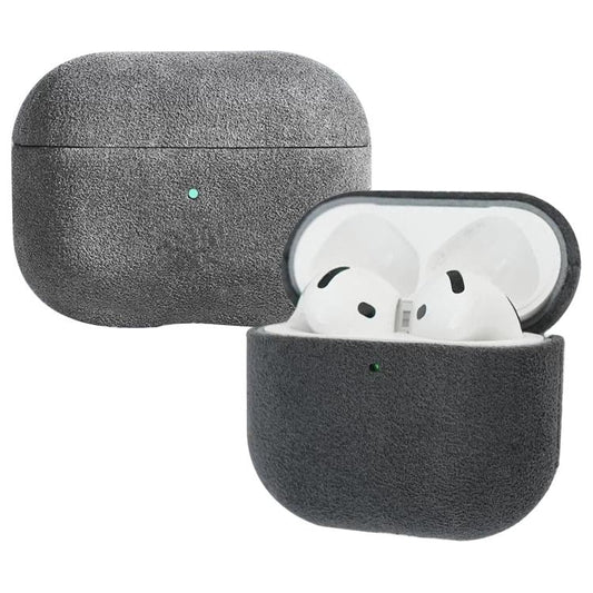 Nubuck Genuine Leather Earbuds Protective Case, For AirPods 4, For AirPods Pro 2, For AirPods 3