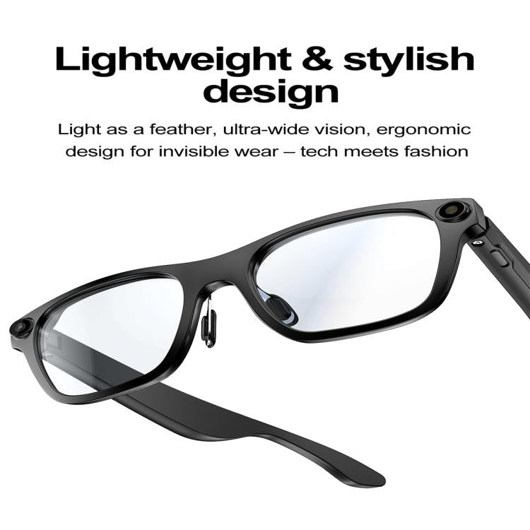 Lunettes intelligentes S336, prenant en charge la reconnaissance d'objets par IA / les conversations par IA / les appels vocaux