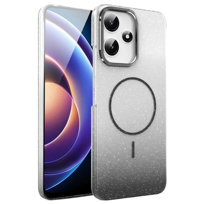 Gold Diamond Glitter Gradient MagSafe Shockproof Phone Case, For Xiaomi Redmi Note 14S, For Xiaomi Poco X7 5G, For Xiaomi Poco X7 Pro, For Redmi Note 14 Pro 4G Global, For Redmi Note 14 4G Global 163.25mm, For Xiaomi Redmi Note 14 5G                   ...