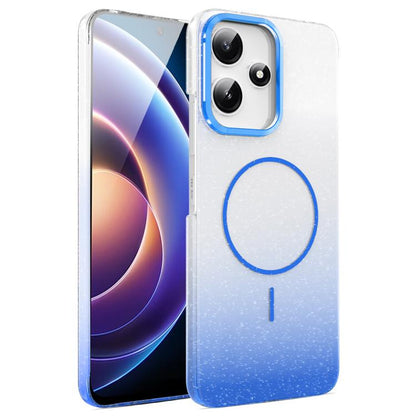Gold Diamond Glitter Gradient MagSafe Shockproof Phone Case, For Xiaomi Redmi Note 14S, For Xiaomi Poco X7 5G, For Xiaomi Poco X7 Pro, For Redmi Note 14 Pro 4G Global, For Redmi Note 14 4G Global 163.25mm, For Xiaomi Redmi Note 14 5G                   ...