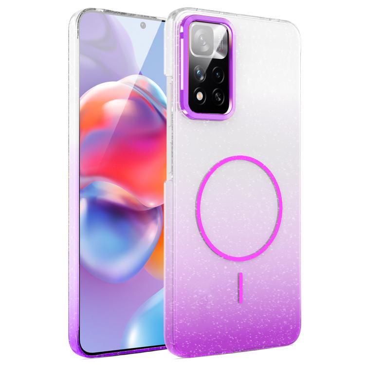 Gold Diamond Glitter Gradient MagSafe Shockproof Phone Case