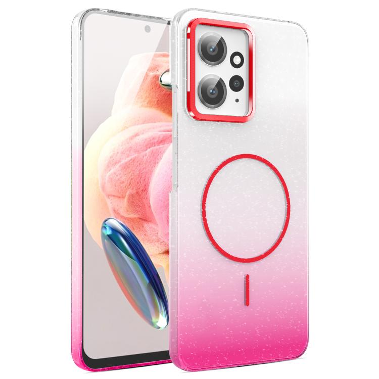 Gold Diamond Glitter Gradient MagSafe Shockproof Phone Case, For Xiaomi Redmi 12 4G, For Xiaomi 13T / 13T Pro, For Xiaomi Redmi Note 12 Pro 4G, For Xiaomi Redmi Note 12 4G, For Xiaomi Redmi Note 12 Pro 5G, For Xiaomi Redmi Note 11 Pro 4G / 5G          ...
