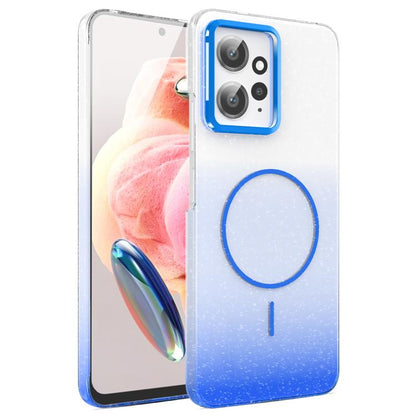 Gold Diamond Glitter Gradient MagSafe Shockproof Phone Case, For Xiaomi Redmi 12 4G, For Xiaomi 13T / 13T Pro, For Xiaomi Redmi Note 12 Pro 4G, For Xiaomi Redmi Note 12 4G, For Xiaomi Redmi Note 12 Pro 5G, For Xiaomi Redmi Note 11 Pro 4G / 5G          ...