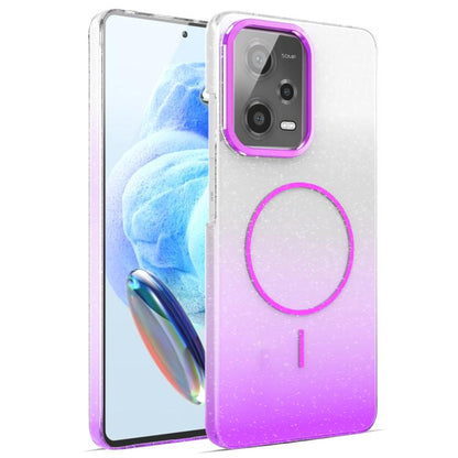 Gold Diamond Glitter Gradient MagSafe Shockproof Phone Case, For Xiaomi Redmi 12 4G, For Xiaomi 13T / 13T Pro, For Xiaomi Redmi Note 12 Pro 4G, For Xiaomi Redmi Note 12 4G, For Xiaomi Redmi Note 12 Pro 5G, For Xiaomi Redmi Note 11 Pro 4G / 5G          ...