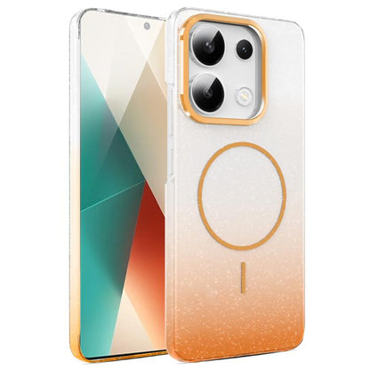 Gold Diamond Glitter Gradient MagSafe Shockproof Phone Case