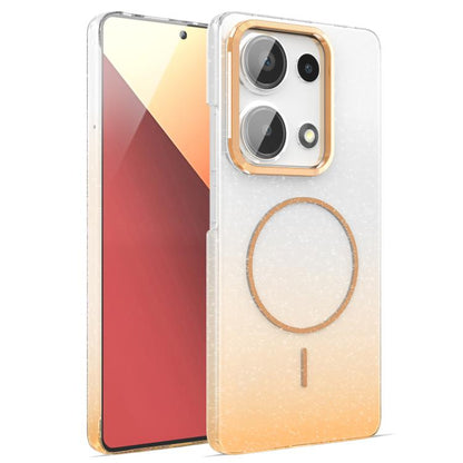 Gold Diamond Glitter Gradient MagSafe Shockproof Phone Case