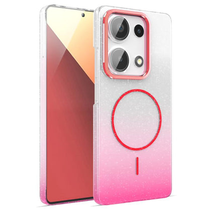 Gold Diamond Glitter Gradient MagSafe Shockproof Phone Case