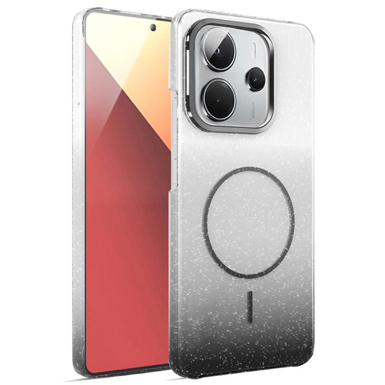 Gold Diamond Glitter Gradient MagSafe Shockproof Phone Case, For Xiaomi Redmi Note 14S, For Xiaomi Poco X7 5G, For Xiaomi Poco X7 Pro, For Redmi Note 14 Pro 4G Global, For Redmi Note 14 4G Global 163.25mm, For Xiaomi Redmi Note 14 5G                   ...