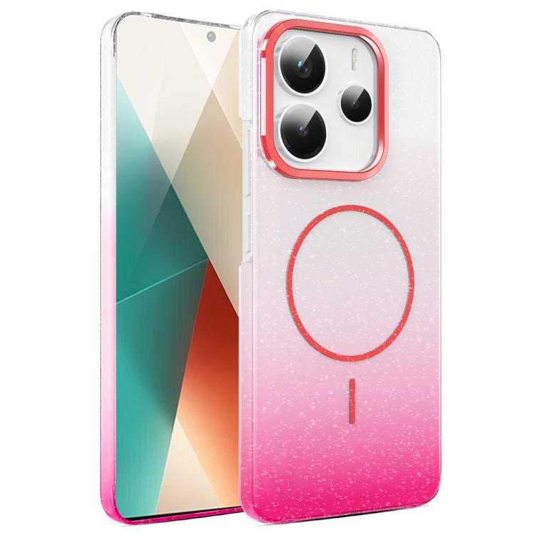 Gold Diamond Glitter Gradient MagSafe Shockproof Phone Case