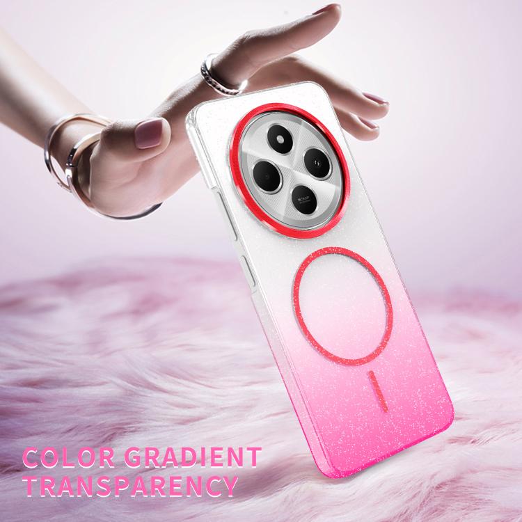 Gold Diamond Glitter Gradient MagSafe Shockproof Phone Case