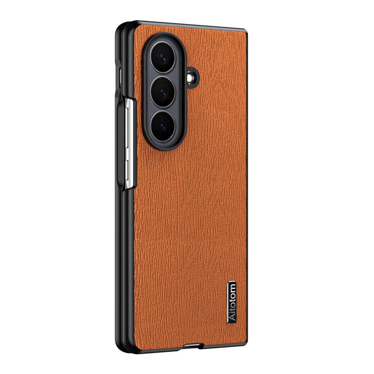 Tree Bark Leather Shockproof Phone Case, For Galaxy Z Fold8 5G, For Galaxy Z Fold8 Ultra 5G, For Galaxy Z Flip8 5G, For Galaxy Z Fold7 5G, For Galaxy Z Flip7 5G