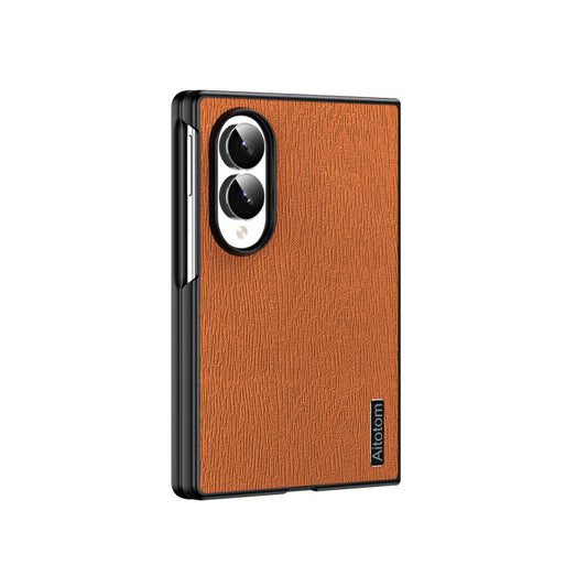 Tree Bark Leather Shockproof Phone Case, For Galaxy Z Fold8 5G, For Galaxy Z Fold8 Ultra 5G, For Galaxy Z Flip8 5G, For Galaxy Z Fold7 5G, For Galaxy Z Flip7 5G