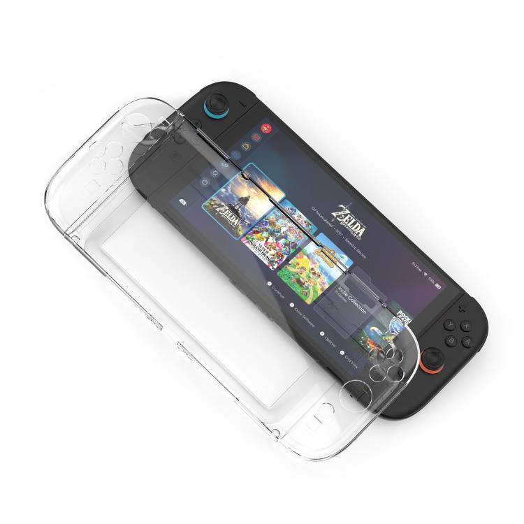 Game Console Split Full Cover Transparent PC Protective Case, For Nintendo Switch 2