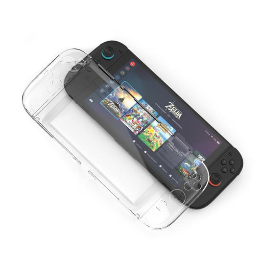 Game Console Split Full Cover Transparent PC Protective Case, For Nintendo Switch 2