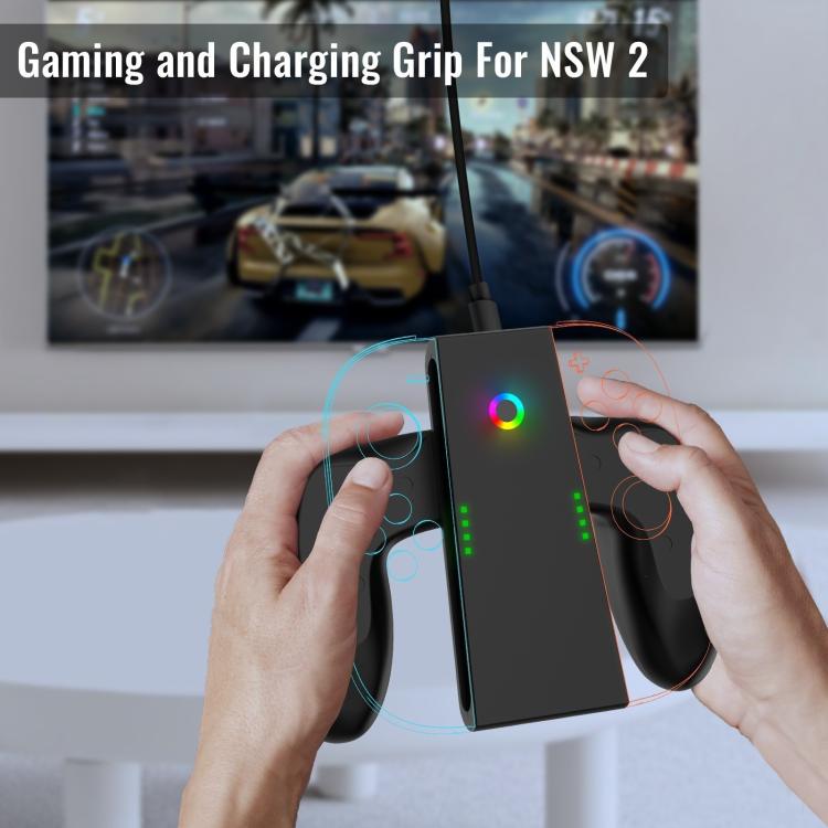 Left And Right Handle Multi-Function Rechargeable Grips, For Nintendo Switch 2
