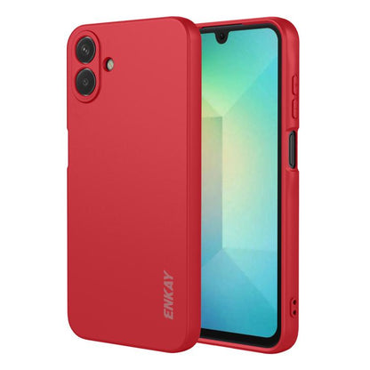 ENKAY Liquid Silicone Soft Shockproof Phone Case, For Samsung Galaxy S26+ 5G, For Samsung Galaxy S26 Ultra 5G, For Samsung Galaxy S26 / S26 Pro 5G, For Samsung Galaxy A57 5G, For Samsung Galaxy A37 5G, For Samsung Galaxy A07, For Samsung Galaxy A17    ...