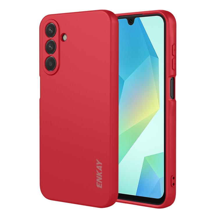 ENKAY Liquid Silicone Soft Shockproof Phone Case, For Samsung Galaxy S26+ 5G, For Samsung Galaxy S26 Ultra 5G, For Samsung Galaxy S26 / S26 Pro 5G, For Samsung Galaxy A57 5G, For Samsung Galaxy A37 5G, For Samsung Galaxy A07, For Samsung Galaxy A17    ...