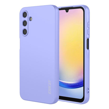 ENKAY Liquid Silicone Soft Shockproof Phone Case, For Samsung Galaxy S26+ 5G, For Samsung Galaxy S26 Ultra 5G, For Samsung Galaxy S26 / S26 Pro 5G, For Samsung Galaxy A57 5G, For Samsung Galaxy A37 5G, For Samsung Galaxy A07, For Samsung Galaxy A17    ...