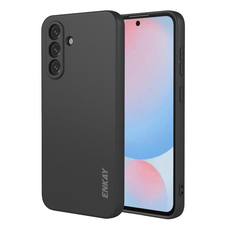 ENKAY Liquid Silicone Soft Shockproof Phone Case, For Galaxy S26+ 5G, For Galaxy S26 Ultra 5G, For Galaxy S26 5G, For Galaxy A57 5G, For Galaxy A37 5G, For Galaxy A27 5G, For Galaxy A07, For Galaxy A17, For Galaxy A25 5G, For Galaxy A16 4G / 5G