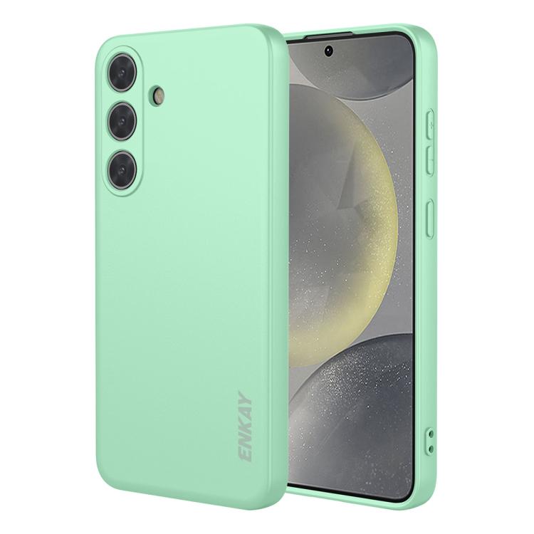 ENKAY Liquid Silicone Soft Shockproof Phone Case, For Galaxy S26+ 5G, For Galaxy S26 Ultra 5G, For Galaxy S26 5G, For Galaxy A57 5G, For Galaxy A37 5G, For Galaxy A27 5G, For Galaxy A07, For Galaxy A17, For Galaxy A25 5G, For Galaxy A16 4G / 5G