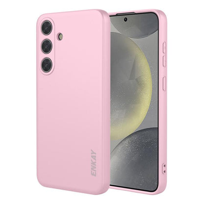 ENKAY Liquid Silicone Soft Shockproof Phone Case, For Galaxy S26+ 5G, For Galaxy S26 Ultra 5G, For Galaxy S26 5G, For Galaxy A57 5G, For Galaxy A37 5G, For Galaxy A27 5G, For Galaxy A07, For Galaxy A17, For Galaxy A25 5G, For Galaxy A16 4G / 5G